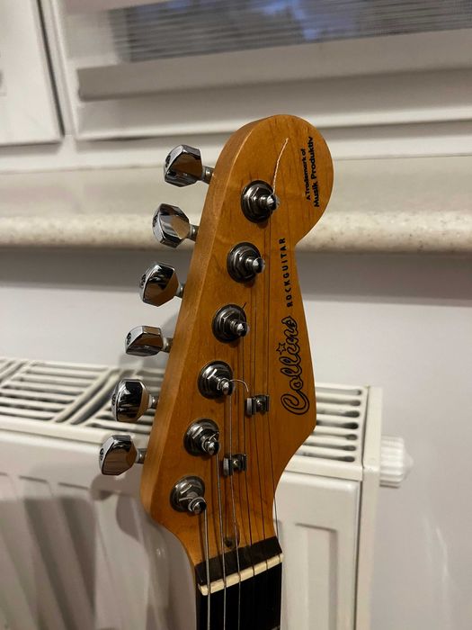 Gitara elektryczna Collins Rockguitar wzmacniacz Johnson