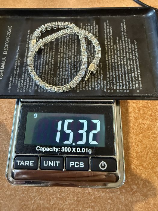 Теннисный браслет с бриллиантами