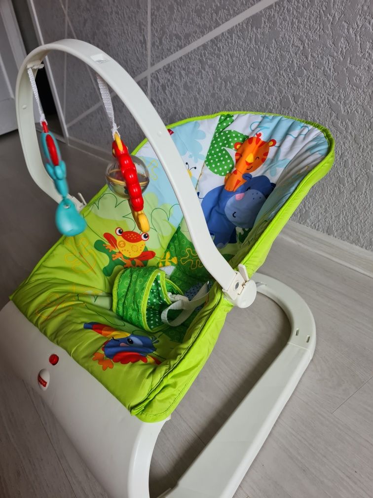 Детское кресло-качалка "Тропические друзья" Fisher-Price