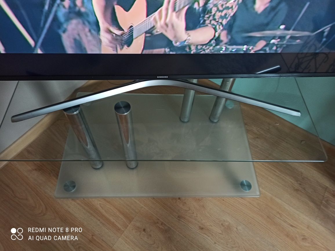 Stolik szkło pod telewizor rtv