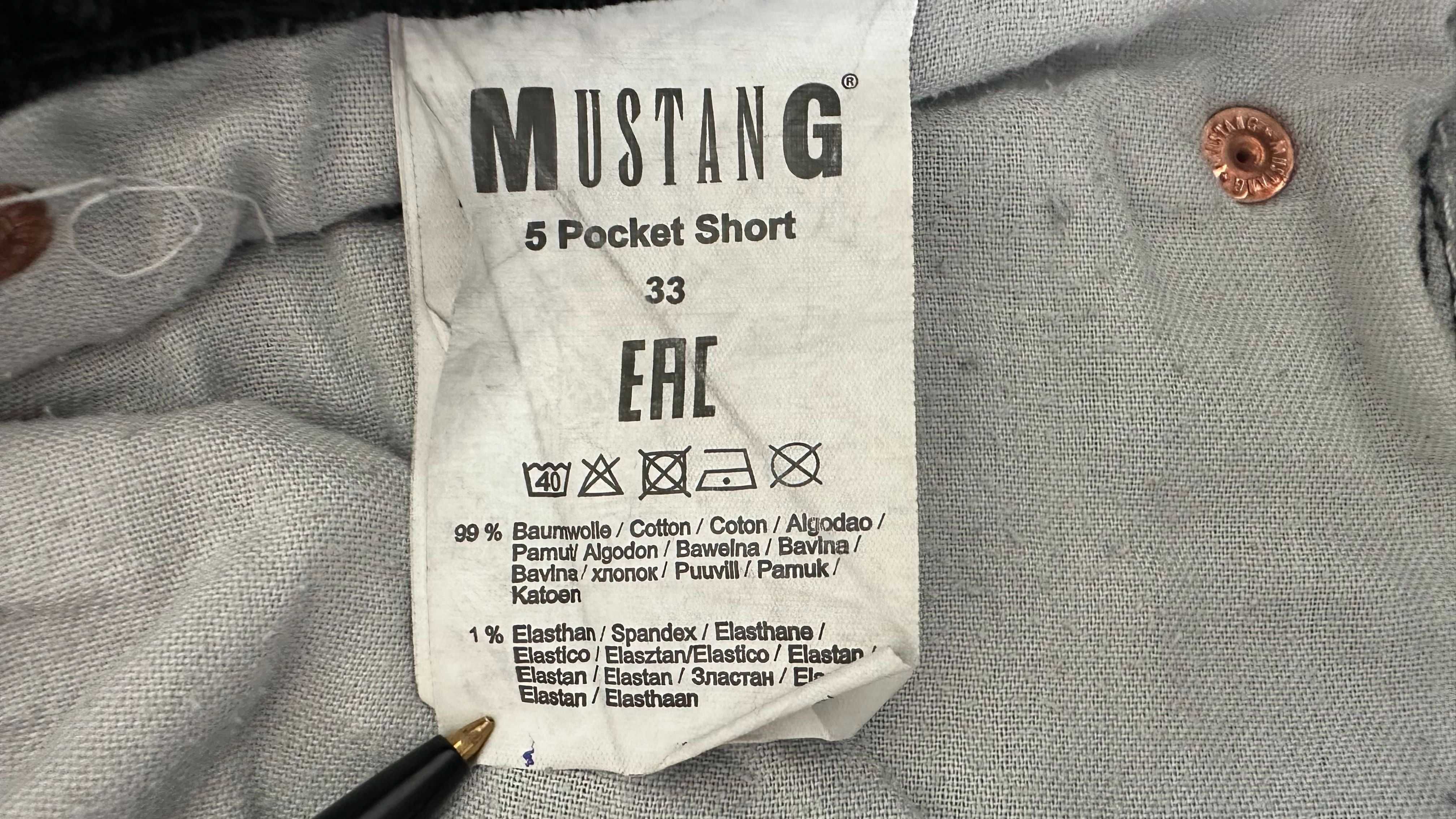 Mustang W33 Szorty Krótkie Spodenki Piękne