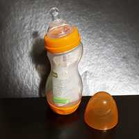 Антиколиковая бутылочка с широким горлом для новорожденных Baby Team