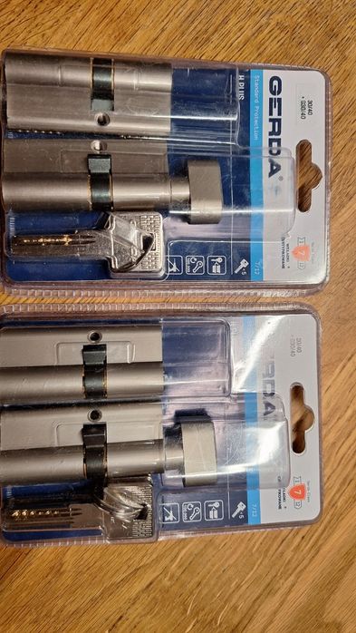 Wkładka, zamek do drzwi Gerda podwójne góra i dół