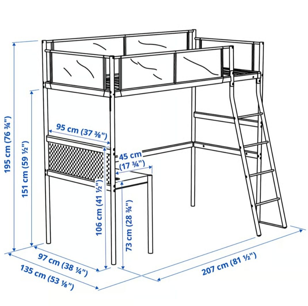 Beliche cama alta ikea
