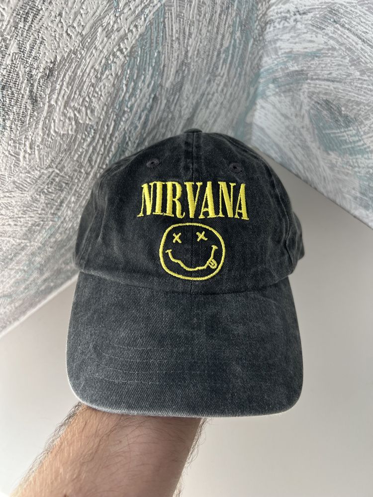 Кепка Nirvana / Бейсболка Nirvana / Nirvana Merch Cap / Мерчова кепка