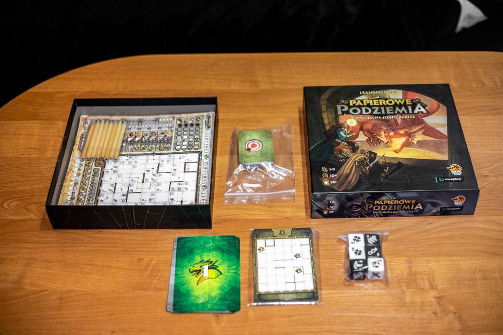 Papierowe podziemia gra planszowa Lucky Duck Games