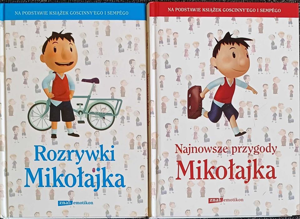 Mikołajek - 2 książki, Rozrywki Mikołajka+Najnowsze przygody Mikołajka