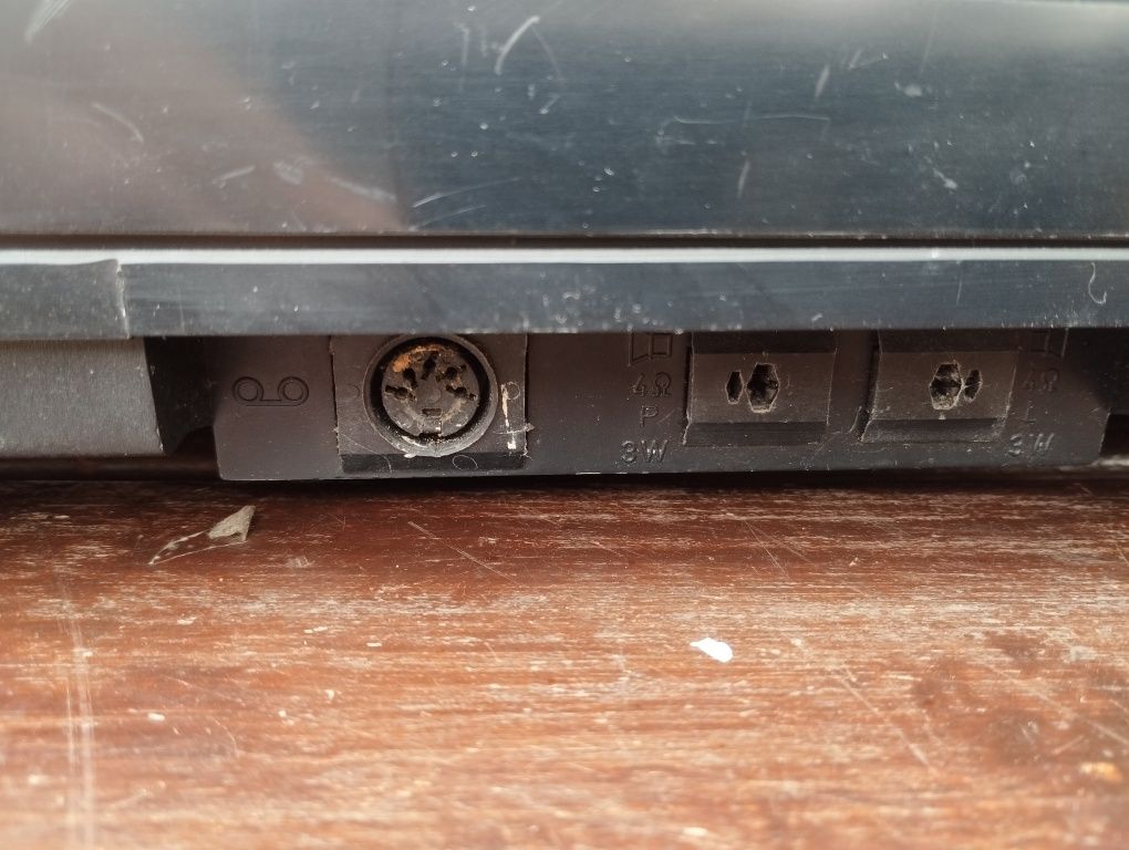 Gramofon Artur, Unitra Diora, adapter z PRL, pokrywa, głośnik