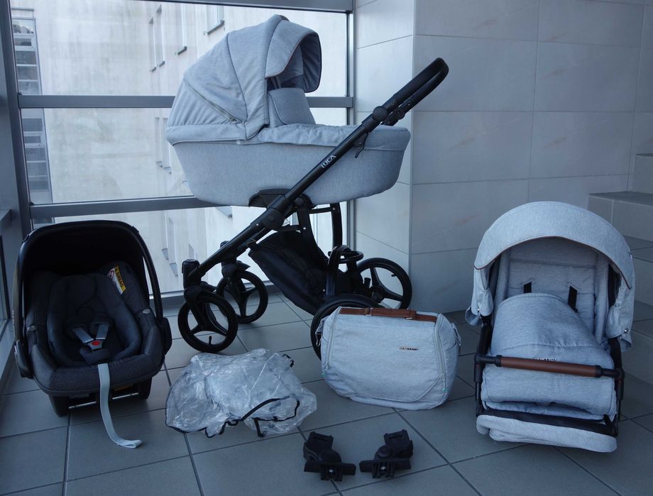 Wózek dziecięcy Bebetto Luca 3w1 z fotelikiem Maxi Cosi