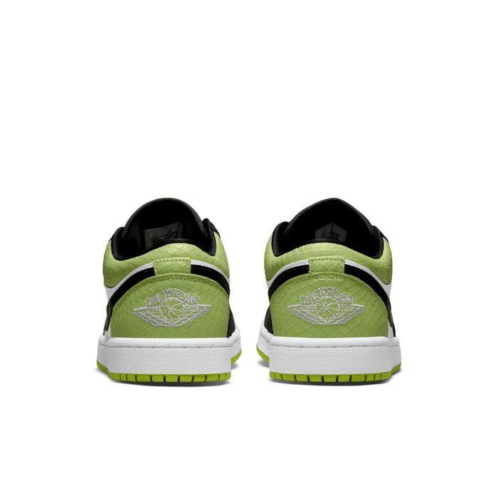 Air Jordan 1 Low Snakeskin Vivid Green us 6