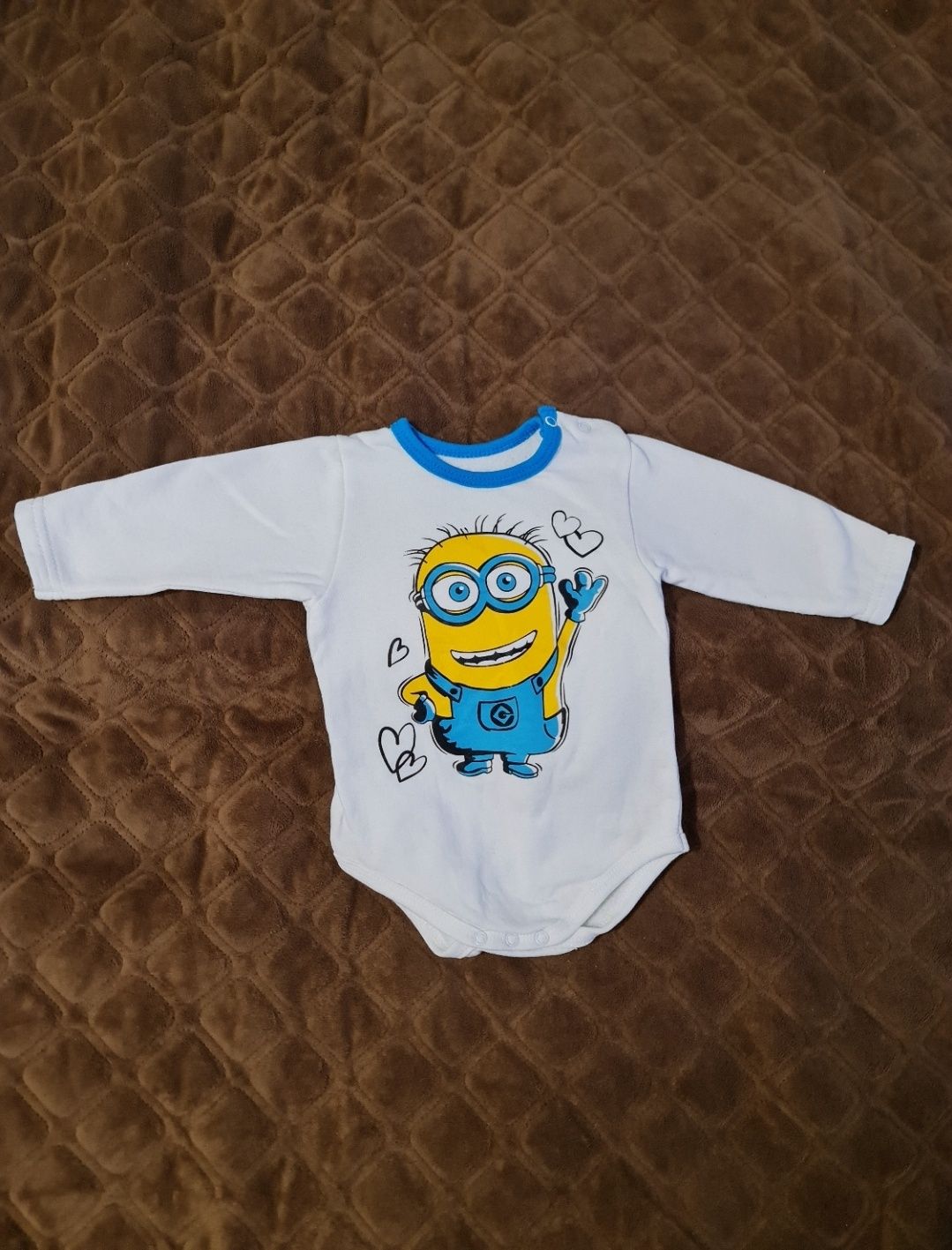 Білий бодік з міньоном