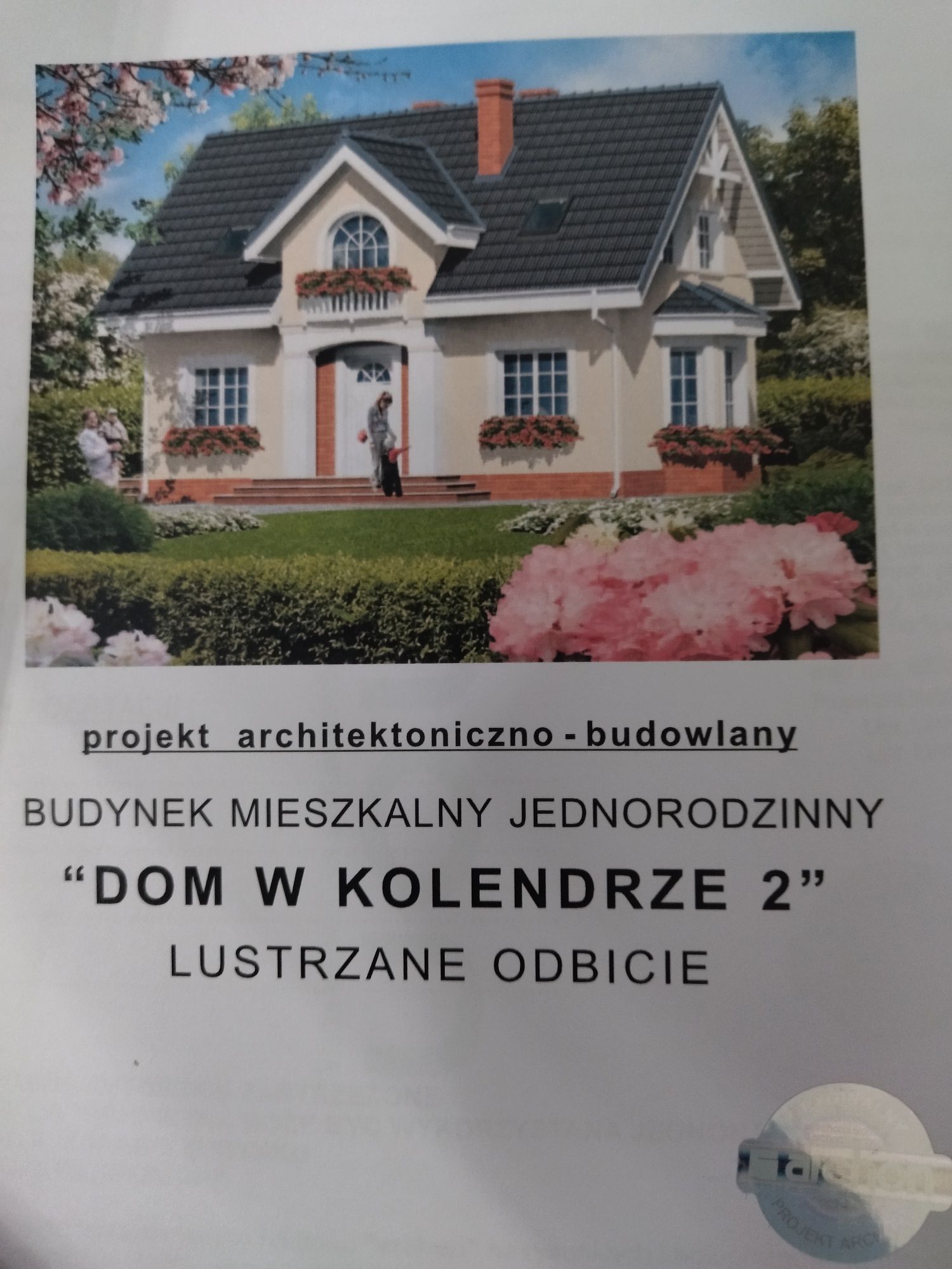 Projekt domu Archon Dom w Kolendrze 2 lustrzane odbicie