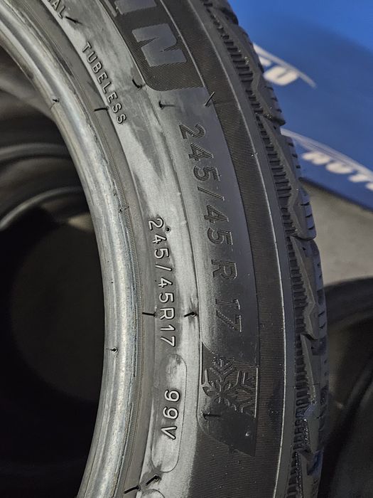 Goauto купити б/у зимову гуму  Michelin Pilot Alphin 5 245 45 R17 к-т