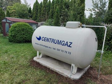 Zbiornik na gaz propan, 2700, 4850, 6400, montaż, na płynny gaz, lpg