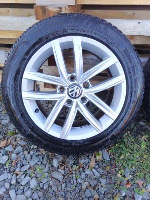 Koła 16” 5x112, opony zimowe 205x55