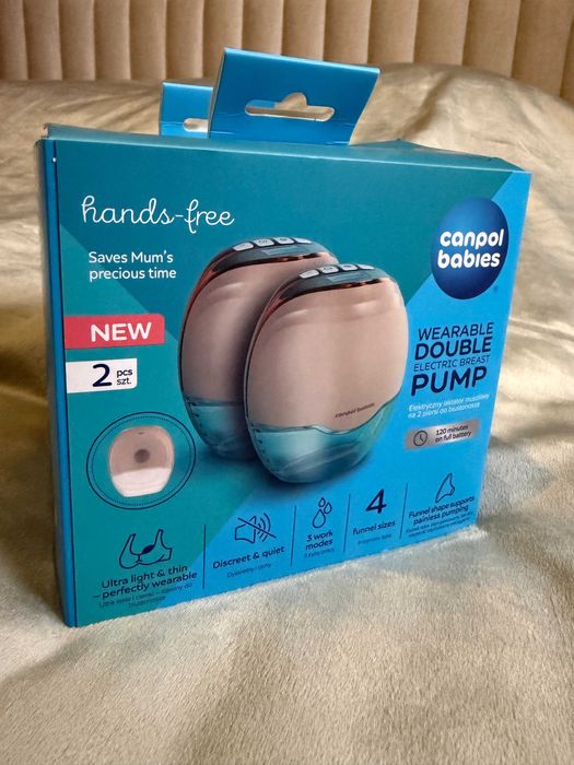 Laktator CANPOL BABIES Hands-free Podwójny NOWY
