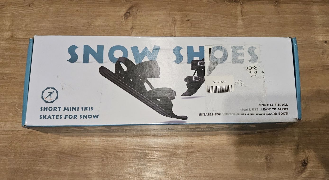 Łyżwy na śnieg, płozy na buty