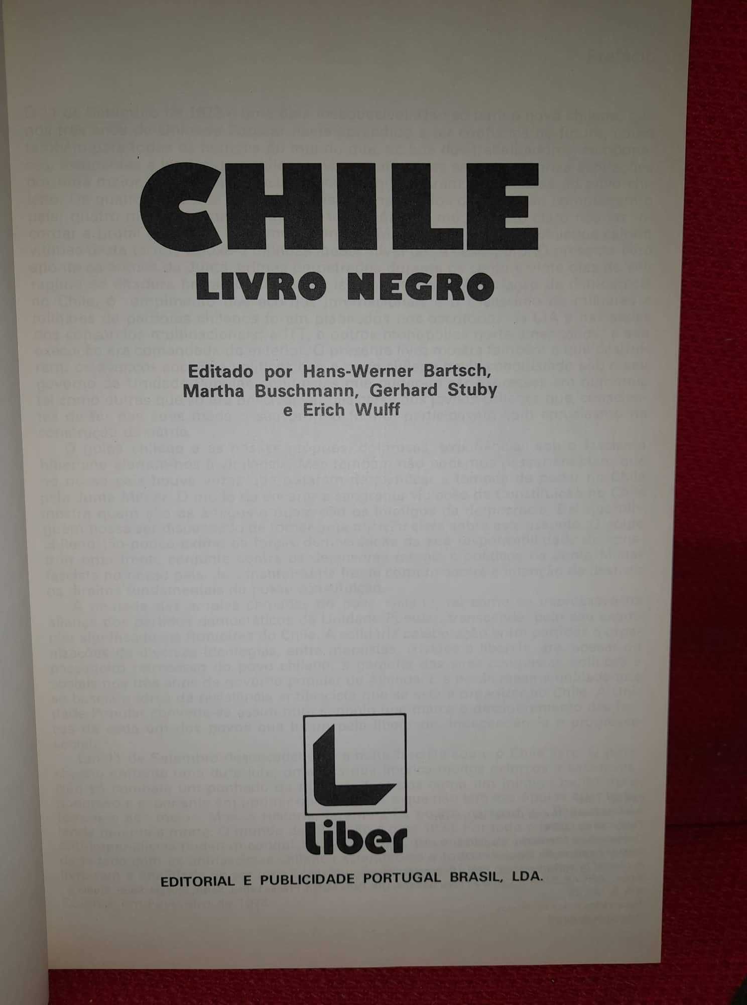 Chile livro negro, capa dura