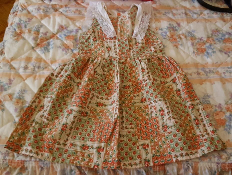 vestido para menina de 4 anos - cerimonia - azul / rosa / laranja