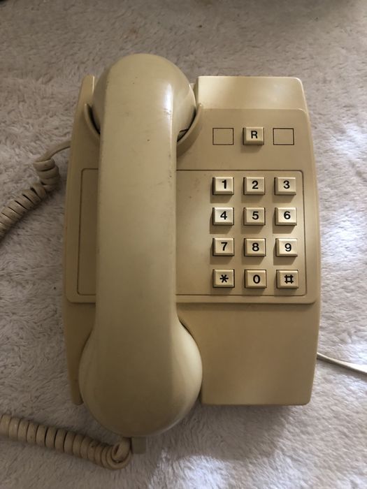 Telefone de teclas analogico anos 90 seculo XX