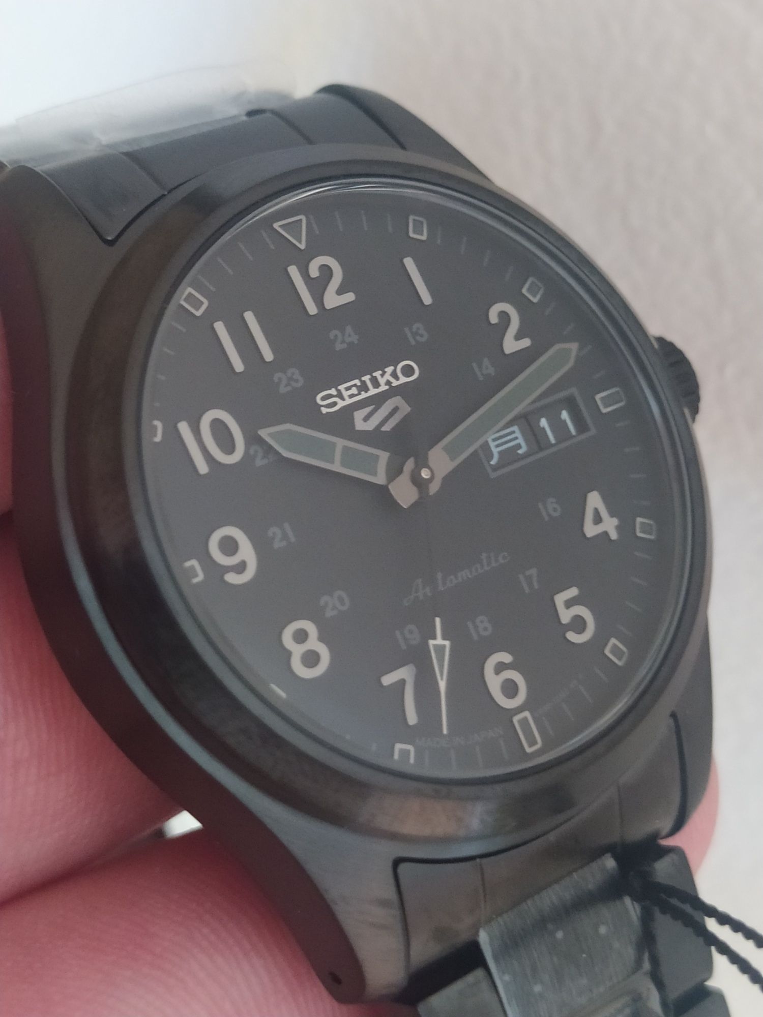 *Novo* Seiko sbsa165 Full Black metal Made Japan JDM (39,5 mm)