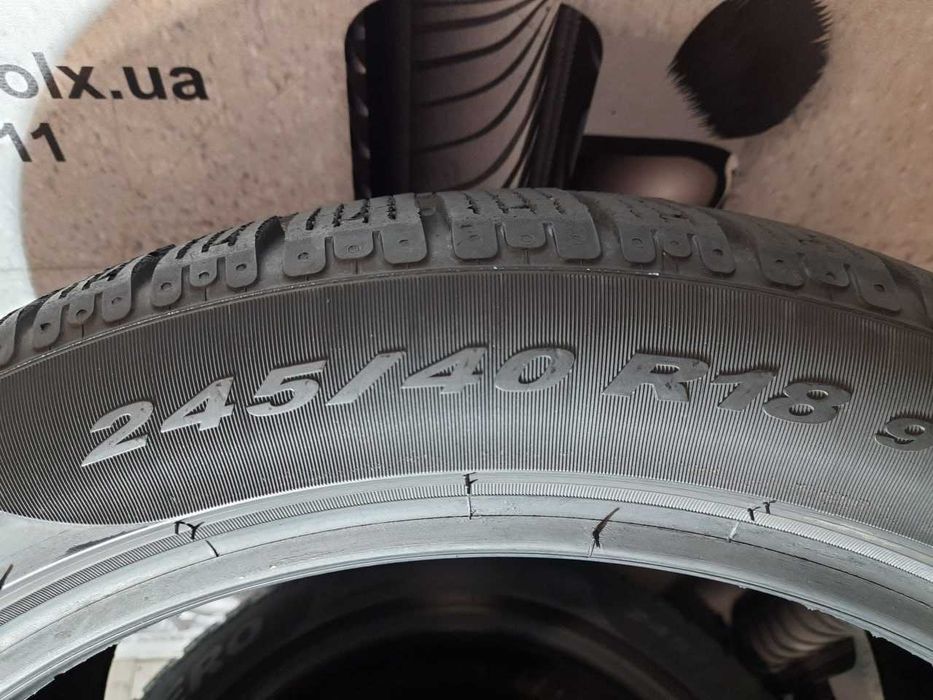 Шини 7,5мм 245/40 R18 PIRELLI SottoZero 2 Winter 240 б/у зима склад