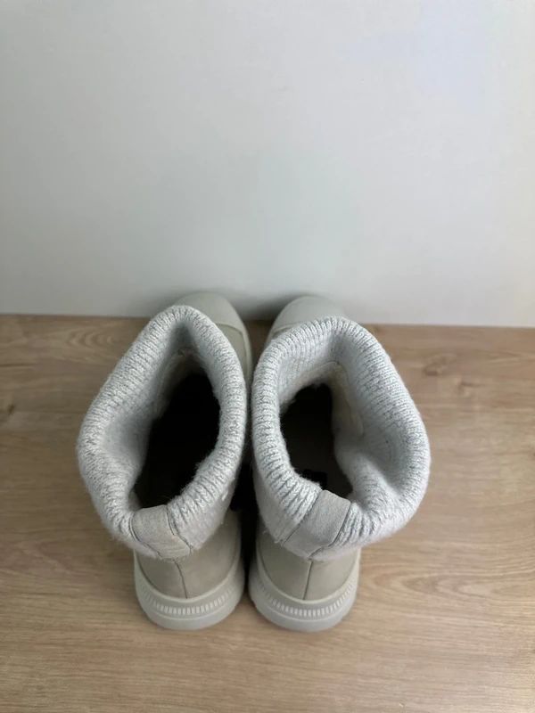 ORYGINALNE BUTY Buty botki zimowe r. 40 caprice szare