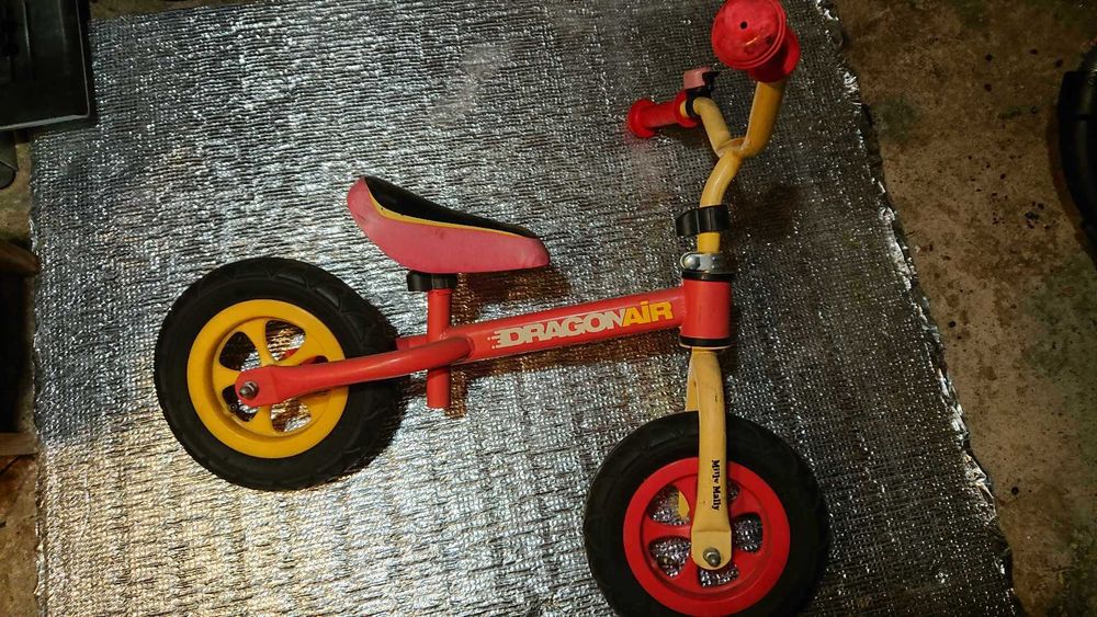 Rowerek Biegowy Dragon Air Yellow-Red Milly Mally