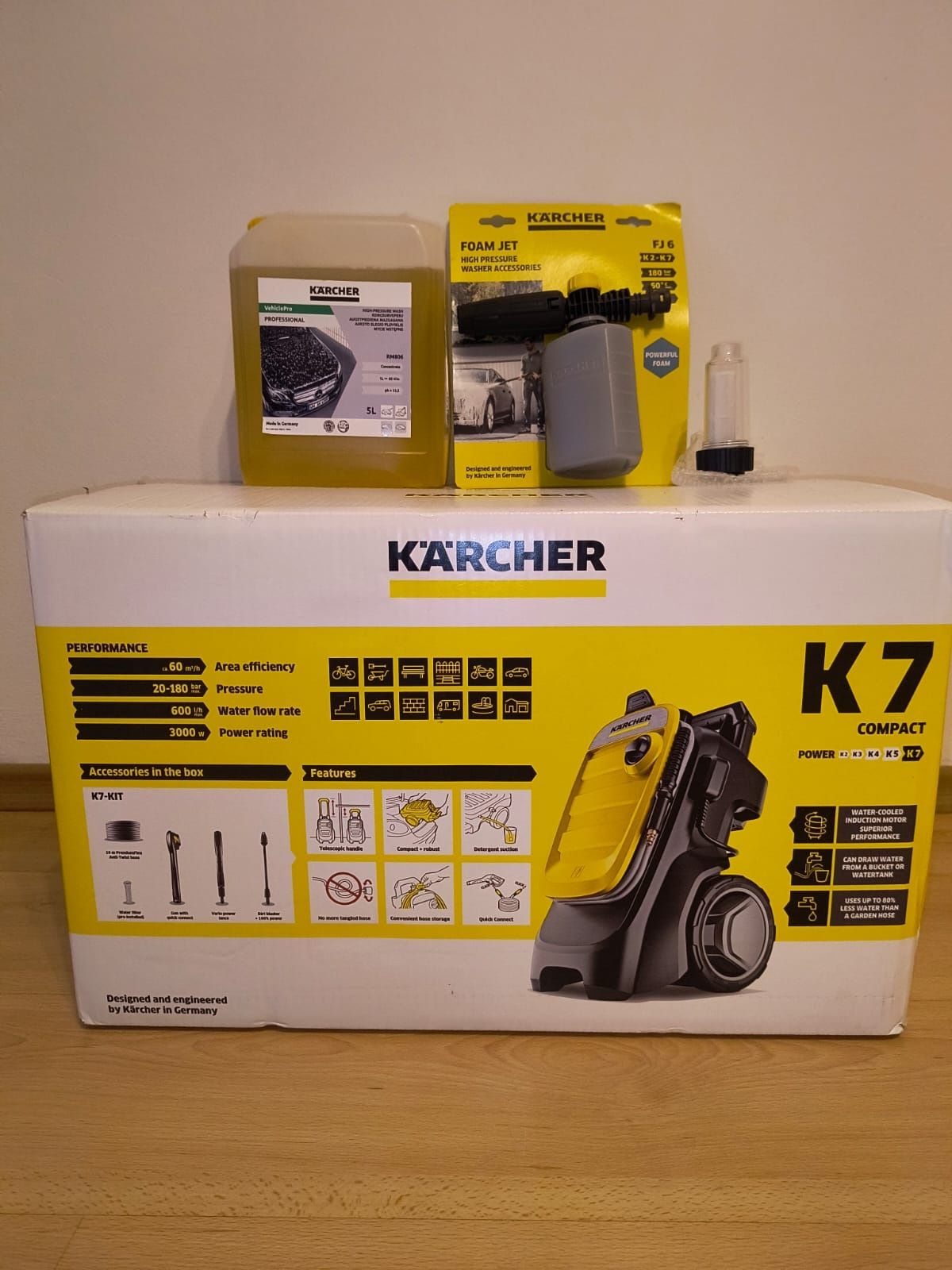 Myjka ciśnieniowa K 7 COMPACT 1.447-050.0 + dodatkowe akcesoria