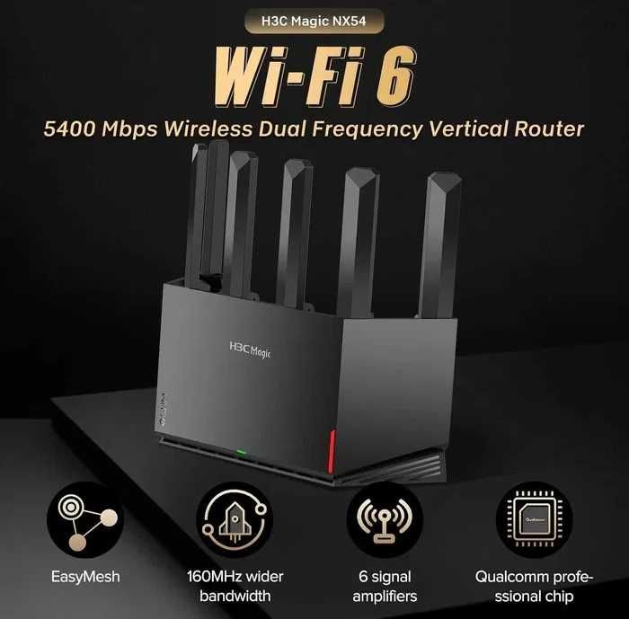 Router H3C Magic NX54 – Nowy router Wi-Fi 6 klasy premium do 5400 Mbps