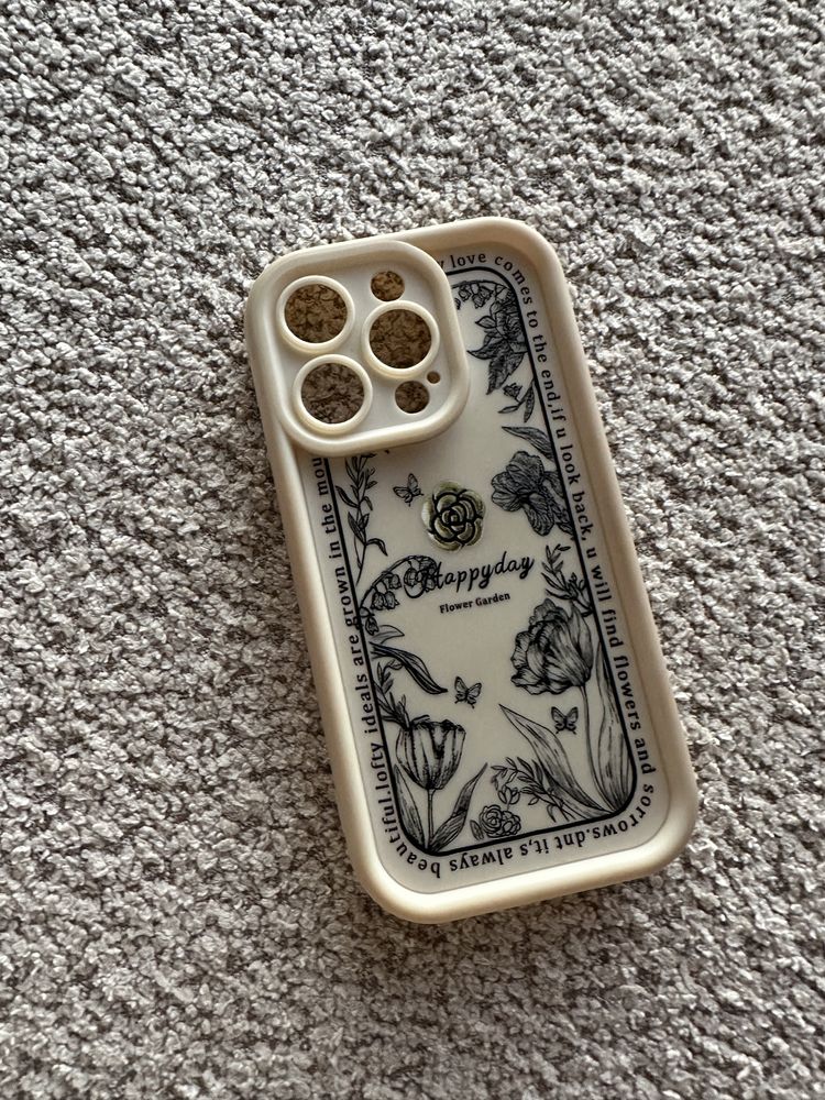 Obudowa etui Iphone 14 pro kwiatki Brigerton