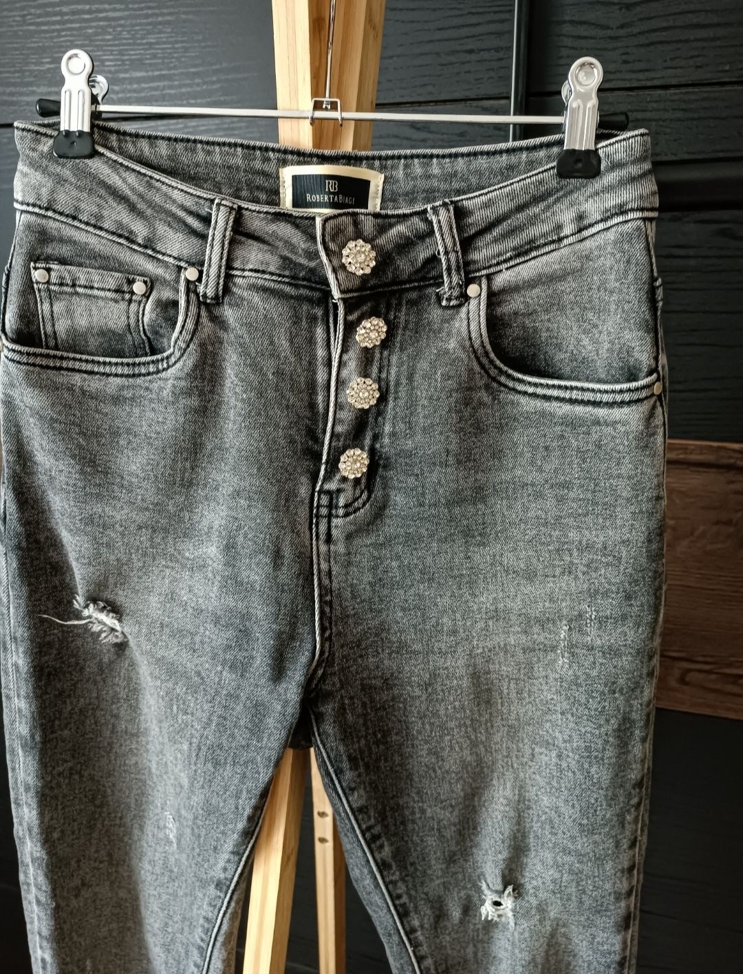 Spodnie jeansy Roberta Biagi S/M Italy