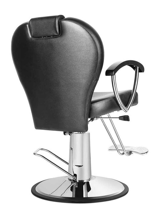 Cadeira Hidráulica e Reclinável de Barberaria - Nova e Profissional