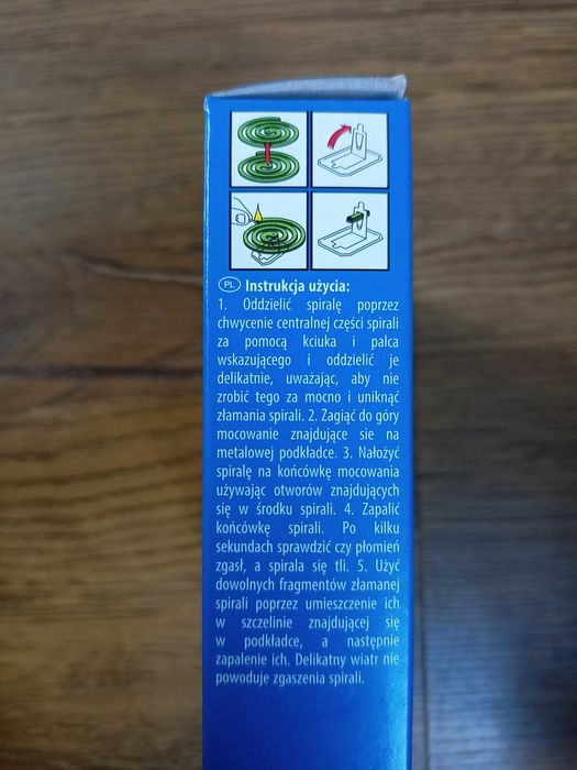 RAID Spirala na komary i komary tygrysie - 10 sztuk, 40h