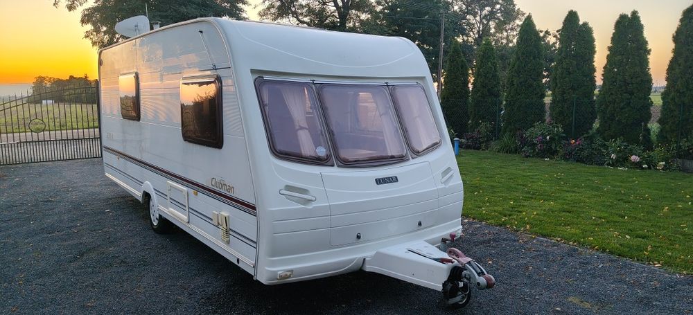 Przyczepa kempingowa Lunar Clubman 530-4, 2002 rok, mover, stan bdb