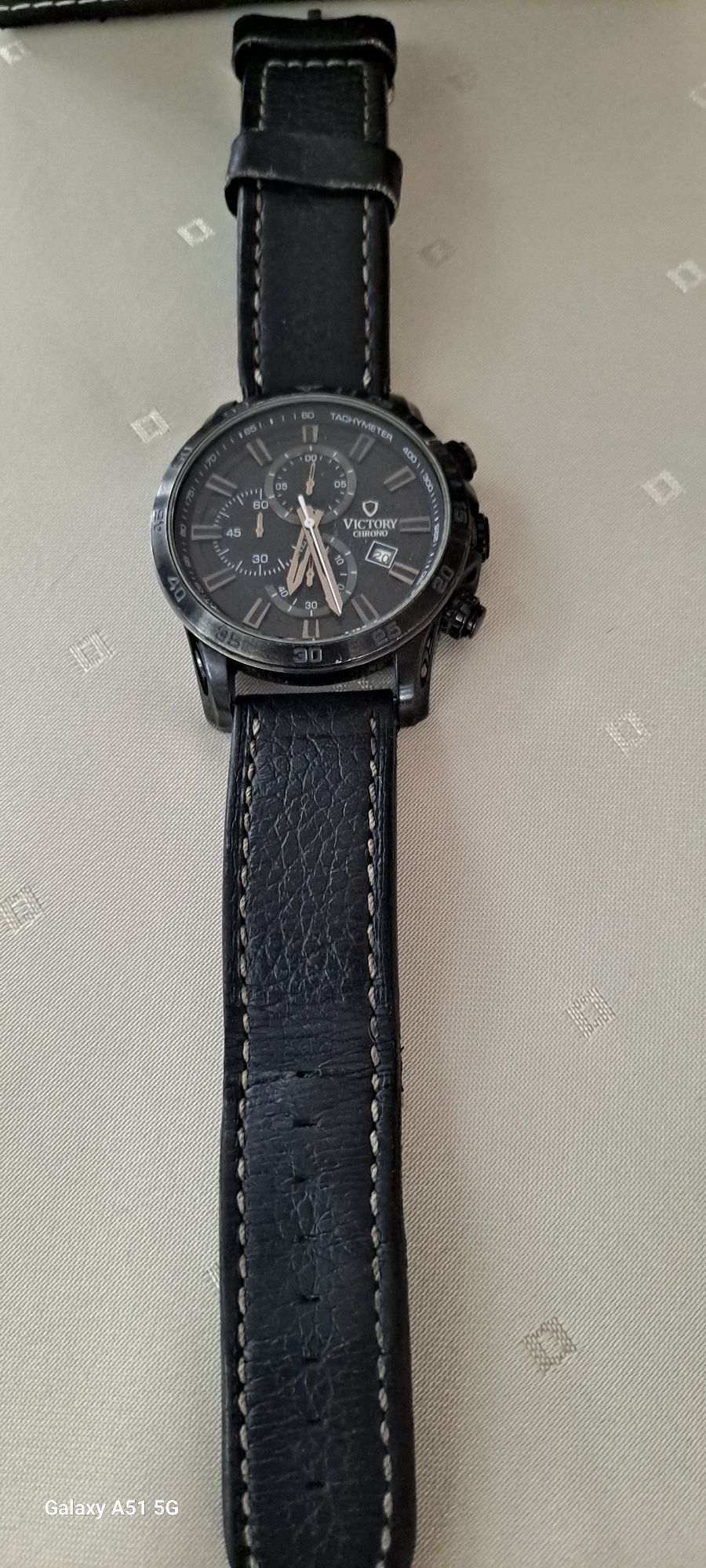 Zegarek  chronograf  Victory czarny