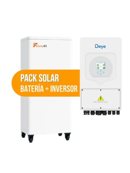 Pack solar deye+bateria+paineis