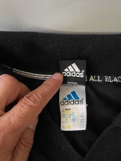 Koszulka rugby All Blacks Nowa Zelandia retro Adidas XXL