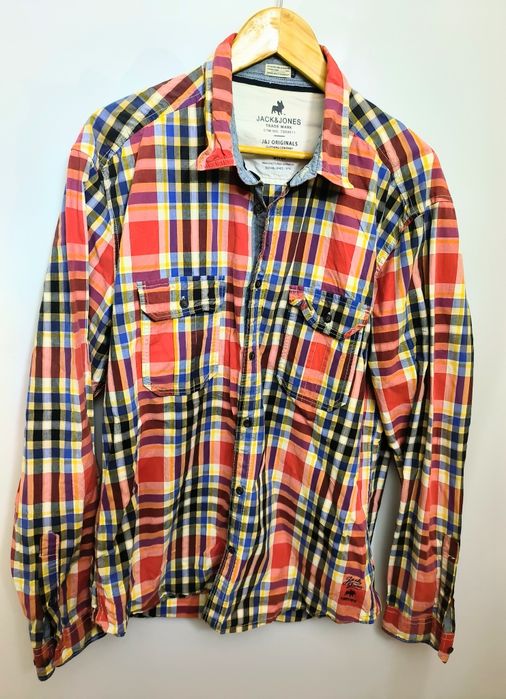 Męska koszula Jack & Jones Block Shirt Regular Fit XXL