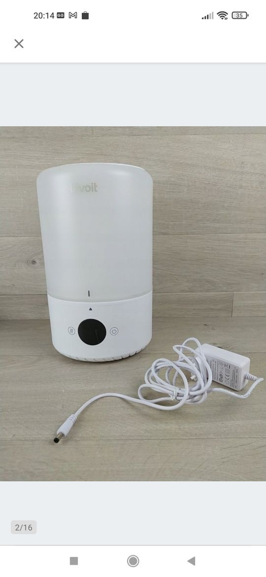 LEVOIT Dual 200S Smart Nawilżacz ultradźwiękowy 3L OPIS

Używany.

Spr