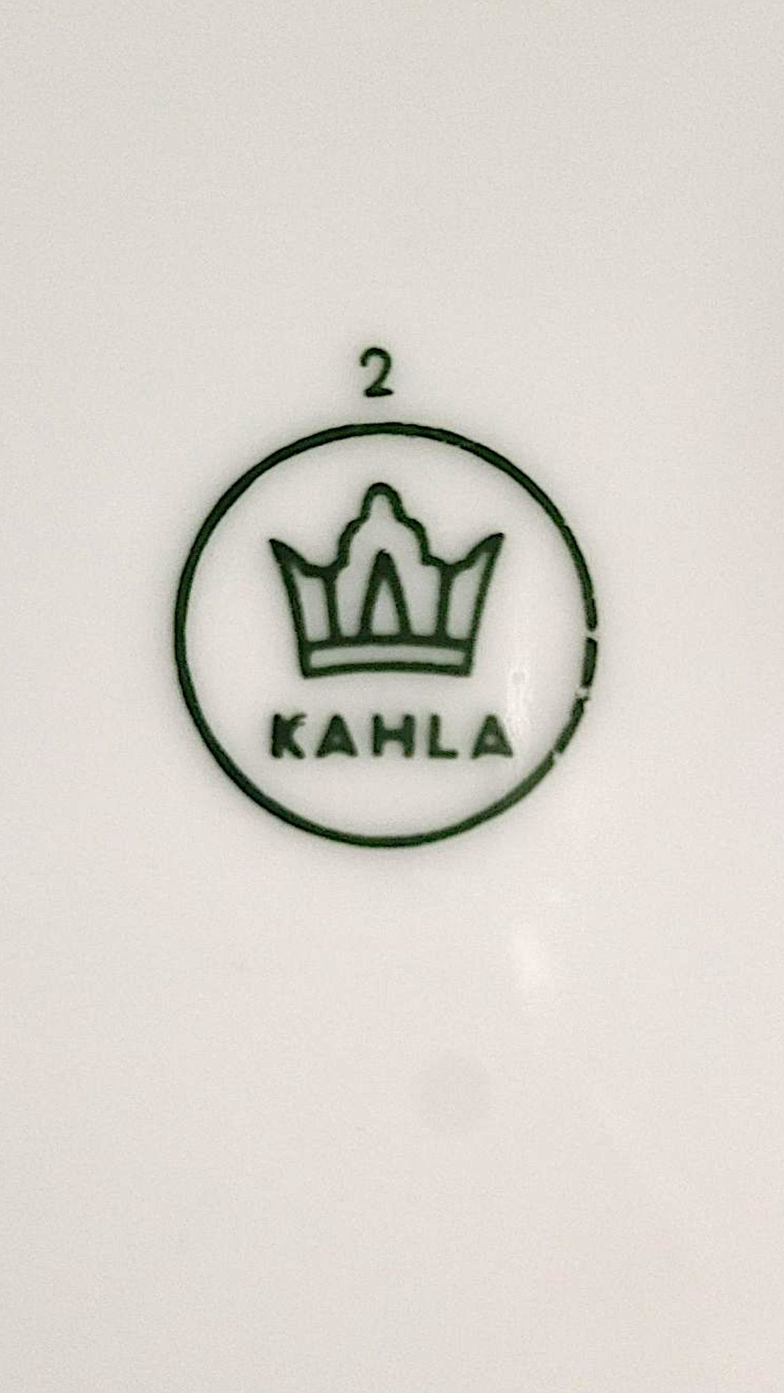 Trzy talerze obiadowe Kahla