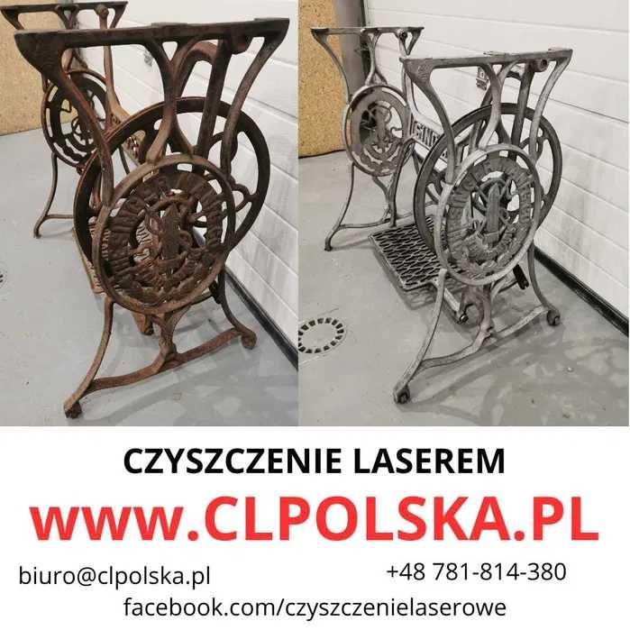 Czyszczenie laserem - usuwanie rdzy powłok graffiti farb