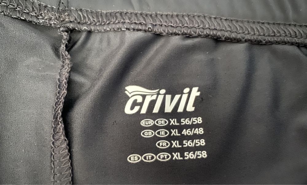 Мужские спортивные бриджи, велобриджи “Crivit”