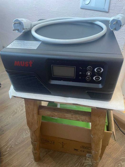 ДБЖ MUST EP20-600W PRO інвертор 12v + UPG100 - 12V 100Ah U-Power GEL