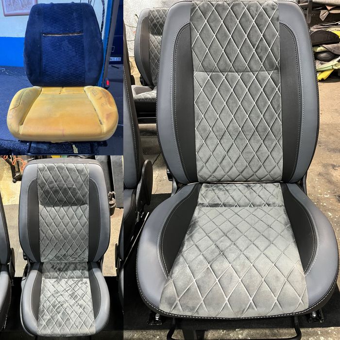 Обшивка салонов микроавтобусов Перетяжка сидений Переобурудование