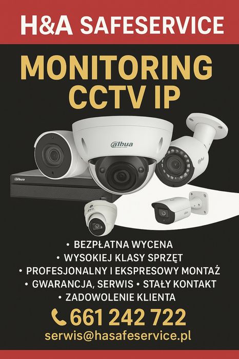 Instalacje niskoprądowe, monitoring, alarm