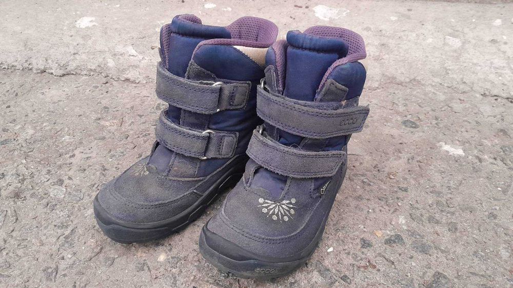Ботинки зимние для девочки Ecco 25 размер