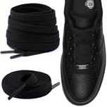Czarne sznurówki do butów Nike Air Force 1 długość 120/140/160/180 cm