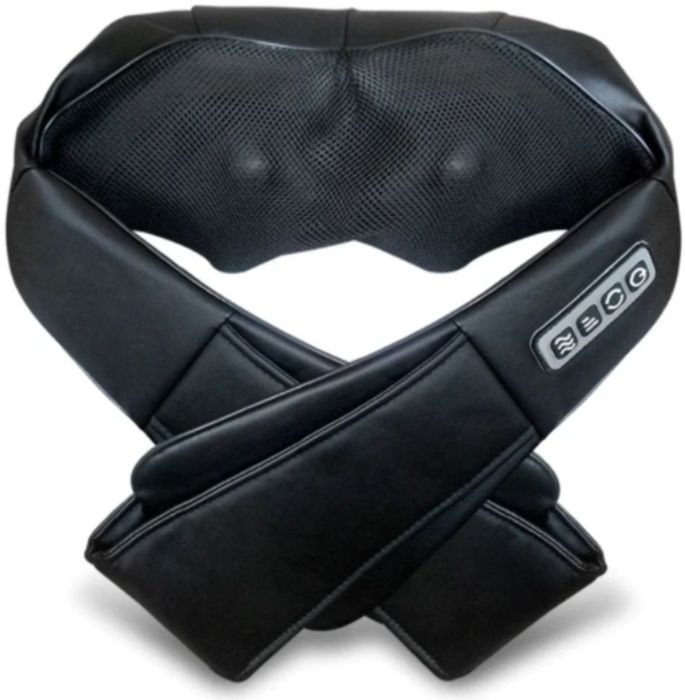 Masażer do karku szyi pleców z głębokim ugniataniem tkanek. Relax