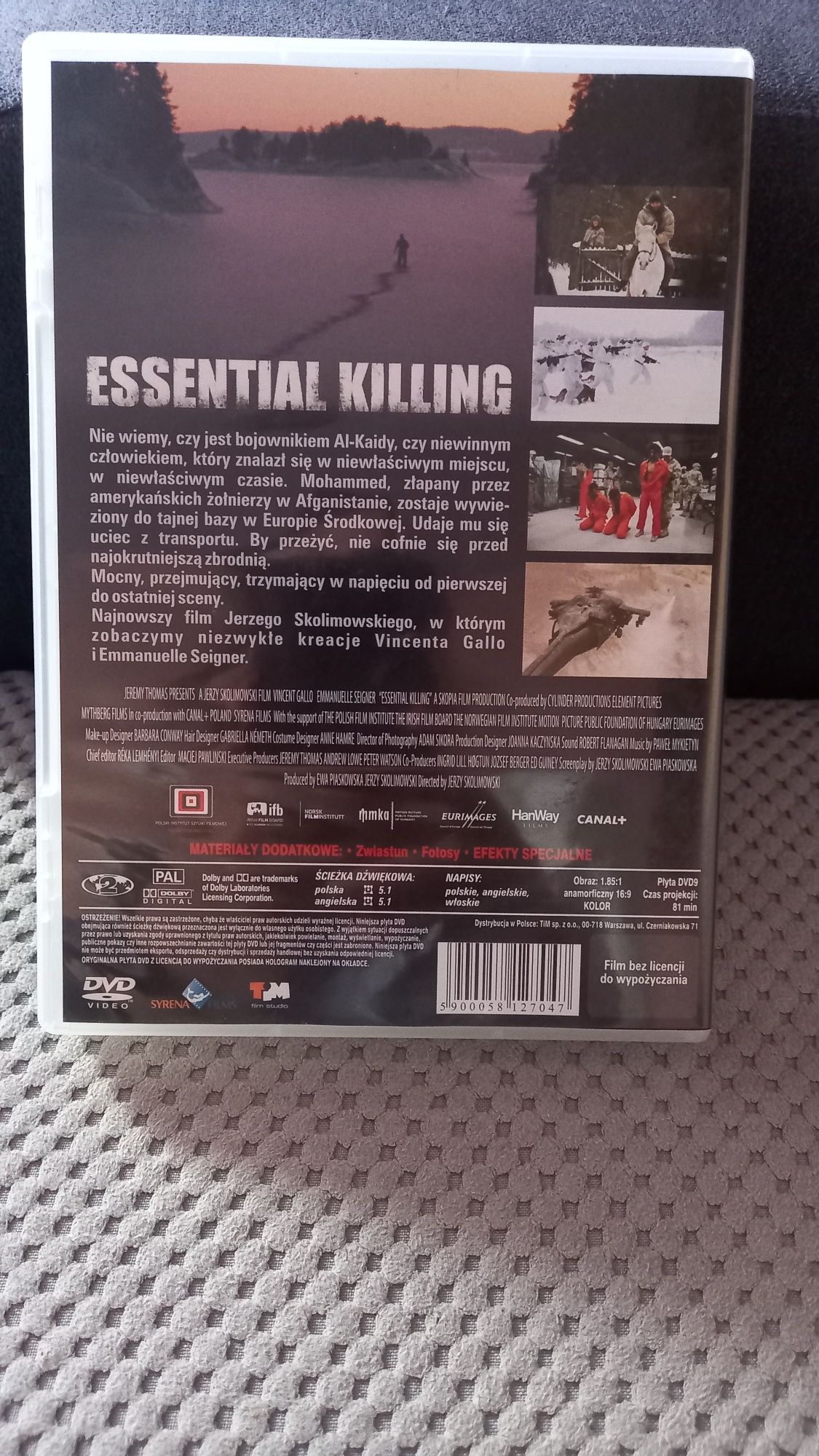 Essential killing dvd